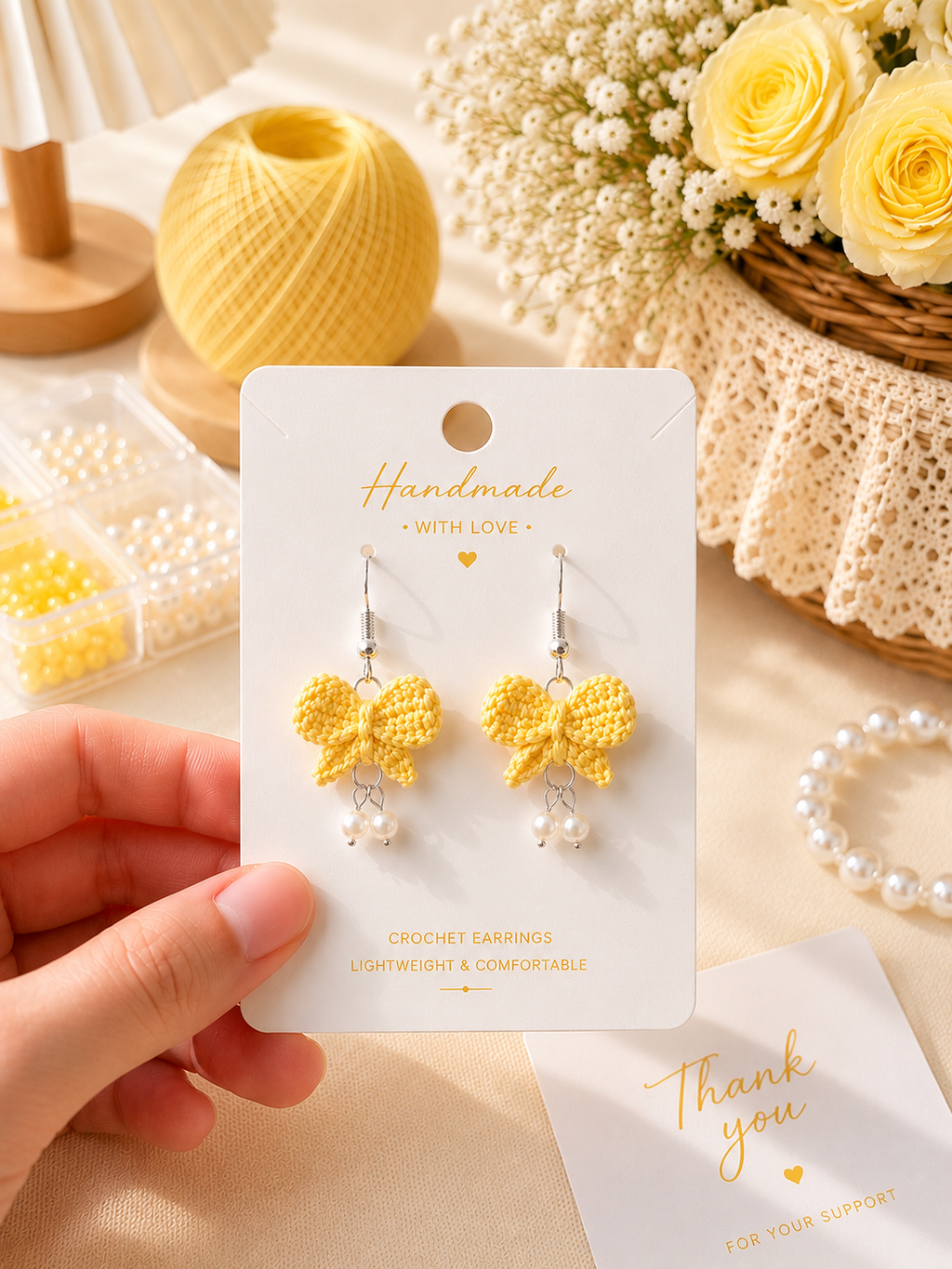 Handmade Crochet Earrings ✨