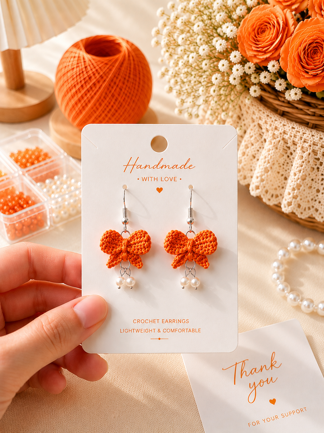 Handmade Crochet Earrings ✨