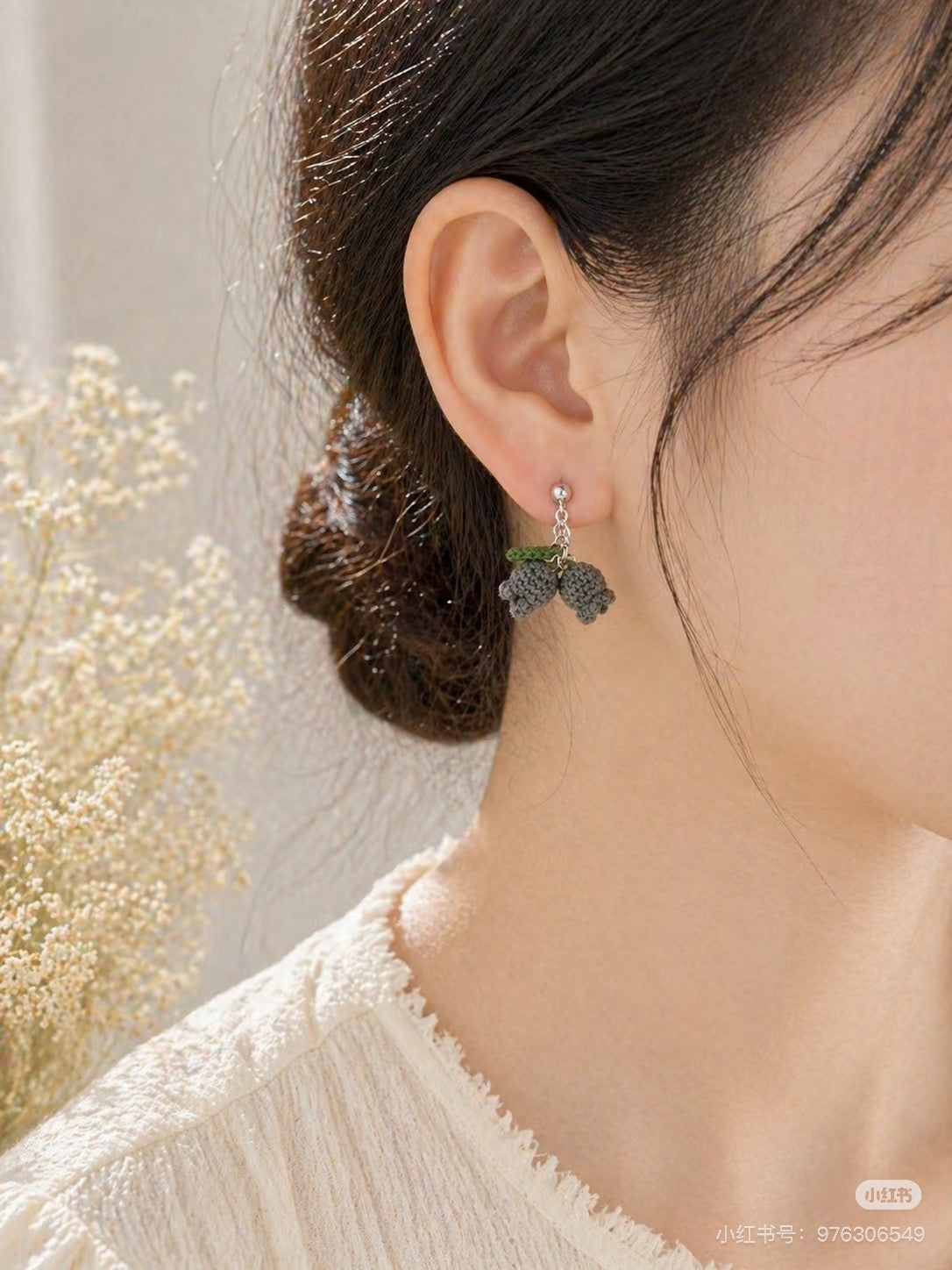 Handmade Crochet Lily of the Valley Earrings | 3 for $18