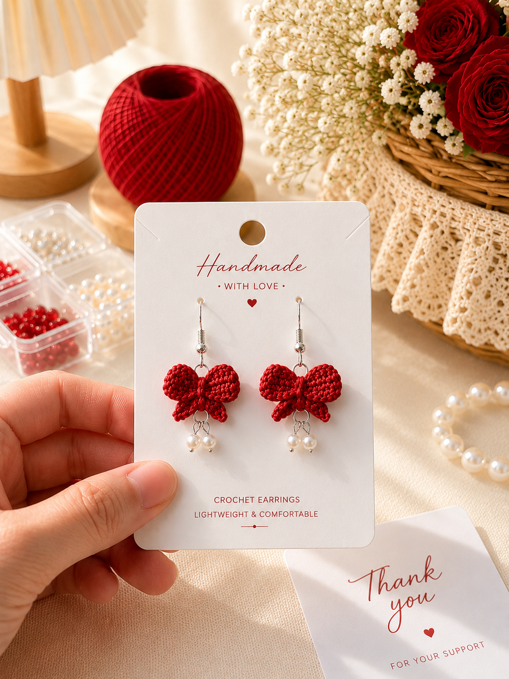 Handmade Crochet Earrings ✨