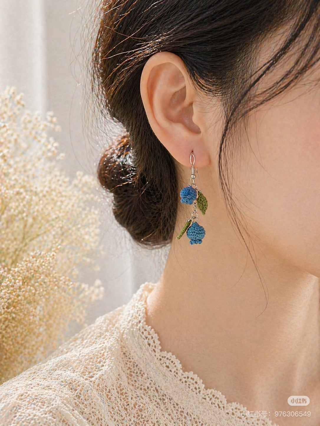 Handmade Crochet Lily of the Valley Earrings | 3 for $18