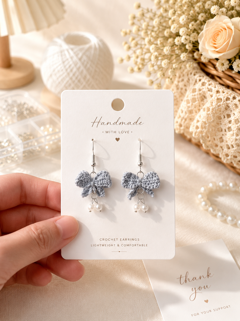Handmade Crochet Earrings ✨